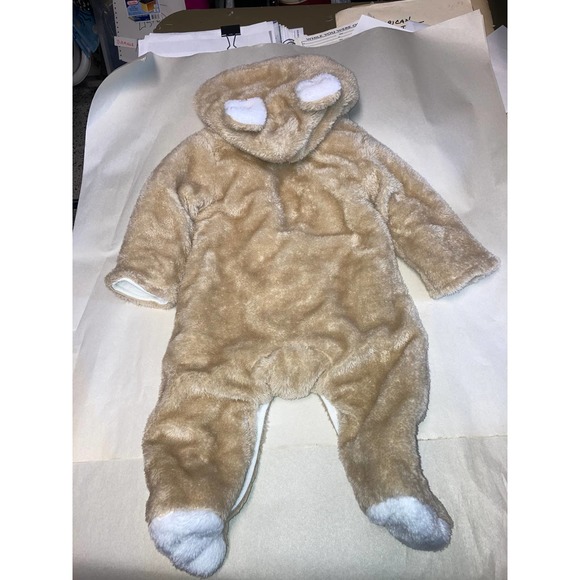 Baby Cold Weather Jumpsuit with Bear Ears Hood. 0-3month - Picture 3 of 9